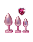 DreamToys Love Pearl Pink Plug Set och strassten mot vit bakgrund.