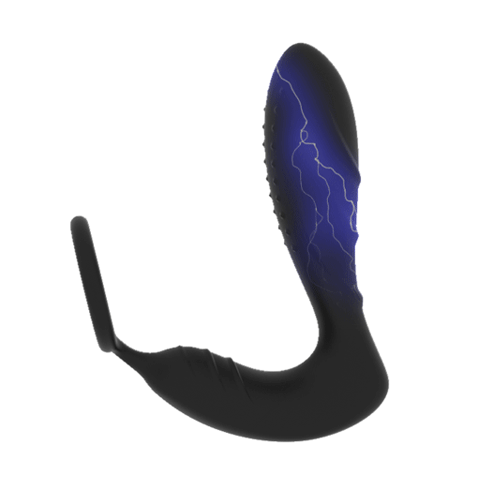 E - stim Vibrerande Buttplug &amp; Penisring - Lustly