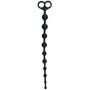 Easytoys Long Anal Beads Black - Lustly