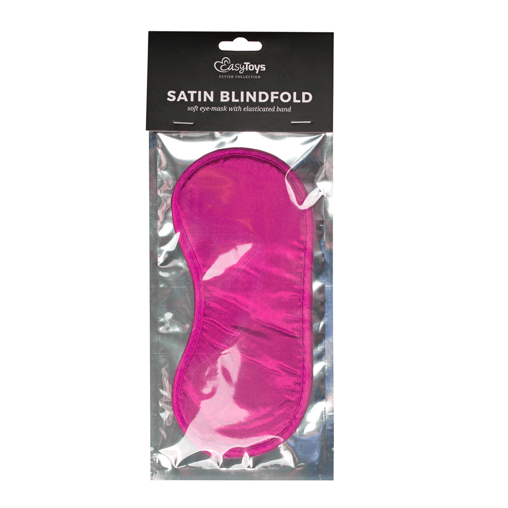 EasyToys Satin Ögonmask rosa förpackning.