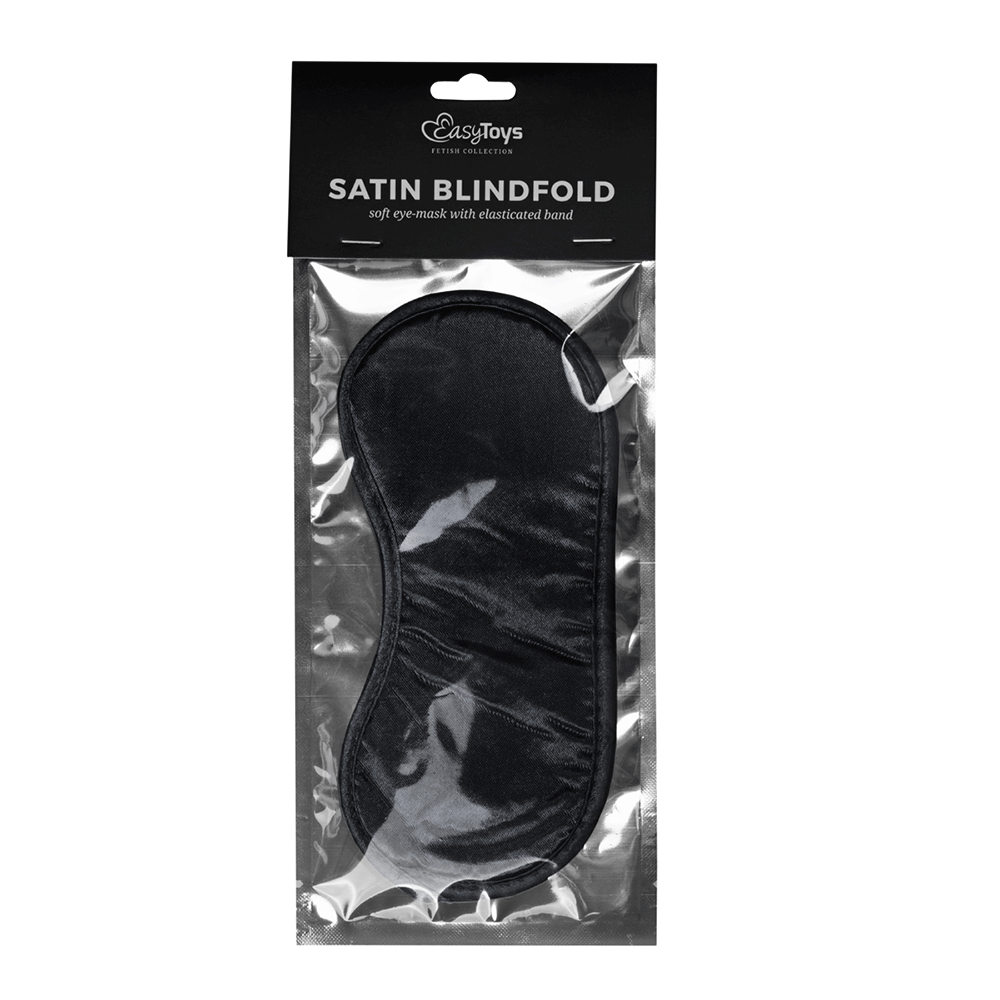 EasyToys Satin Ögonmask Svart - Lustly
