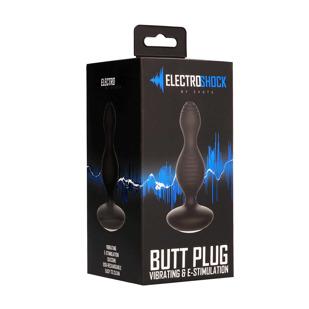 ElectroShock E - stim Vibrerande Buttplug - Lustly