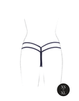 Ella Elastic Mesh Thong with Sliders One Size - Lustly