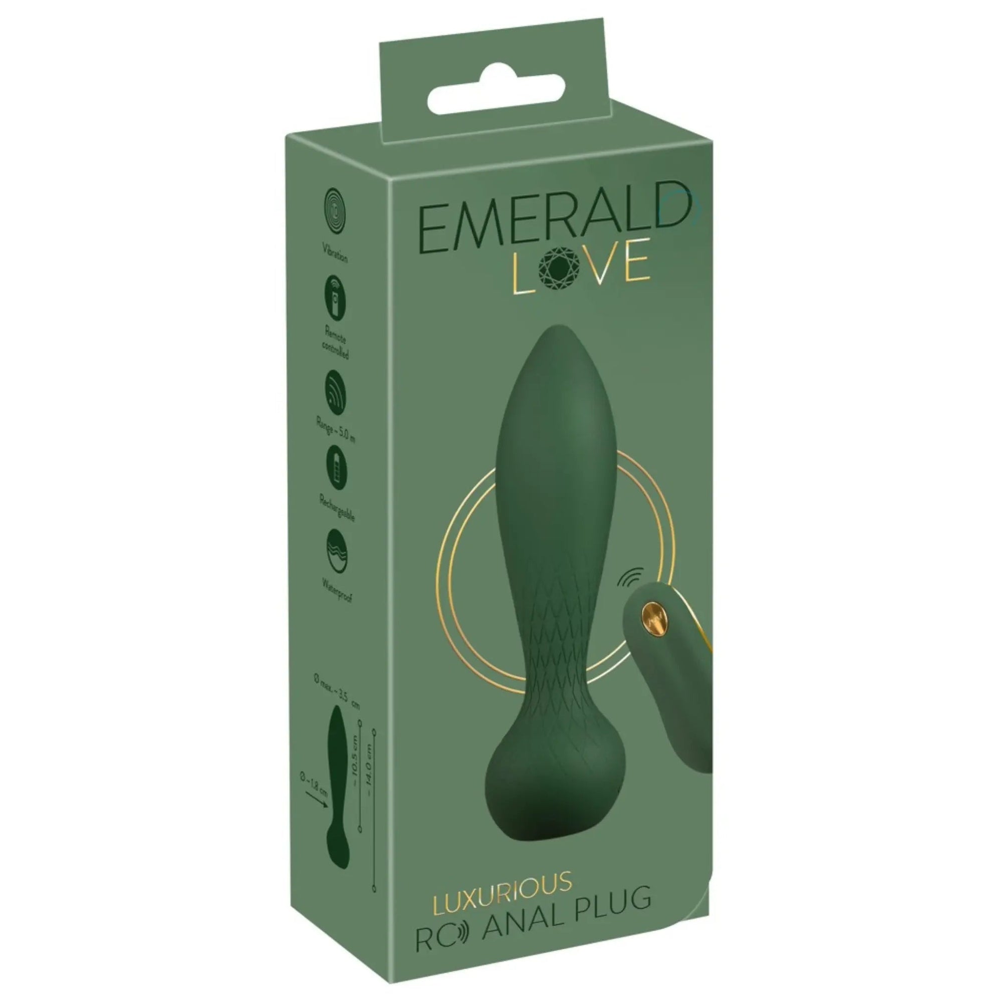 Emerald Love Luxurious Analvibrator - Lustly