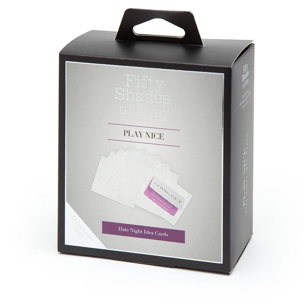 Fifty Shades Of Grey Play Nice Date Night Cards - Lustly