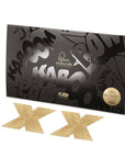 Flash Cross Pasties Gold - Lustly
