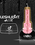 Fleshlight Air torkstation med luftflödesfunktion som visas på en Fleshlight-leksak