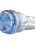 Fleshlight Turbo Core blå produkt med vit bakgrund