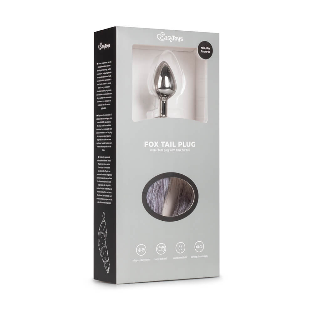 Fox Tail Plug No. 6 Silver - Lustly