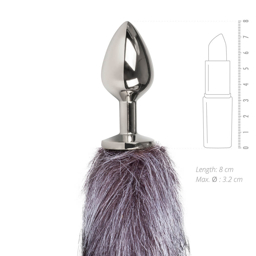 Fox Tail Plug No. 6 Silver - Lustly