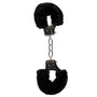 Furry Handcuffs Black - Lustly