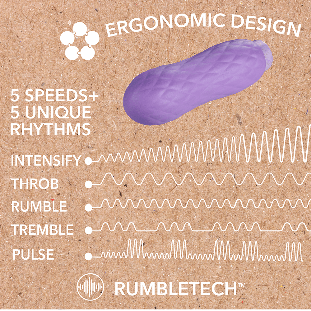 Gaia Eco Bliss Lilac Bulletvibrator - Lustly
