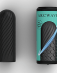 Arcwave Ghost Pocket Stroker Black med förpackning. 