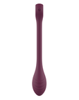 Glam Bendable G-Spot Vibe – Vibratorns släta yta och ergonomiska design med strömbrytare på baksidan.