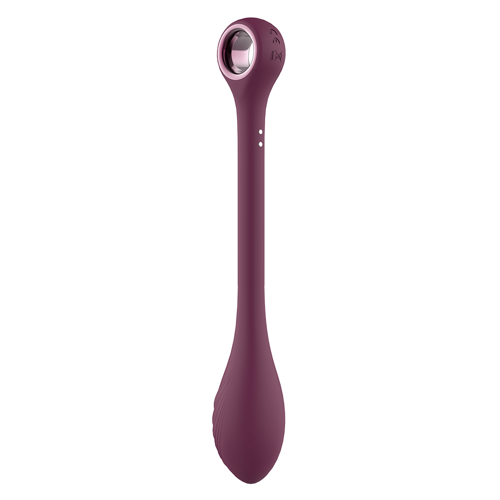 Glam Bendable G-Spot Vibe – Sidovy som visar vibratorns eleganta och strömlinjeformade form.