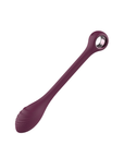 Glam Bendable G-Spot Vibe – Närbild på den vågformade spetsen av G-punktsvibratorn för maximal stimulering.