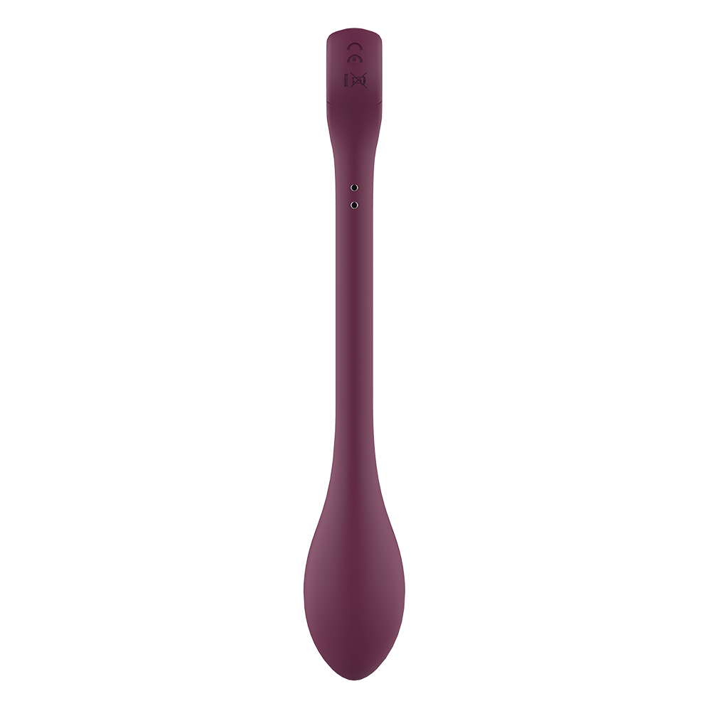 Glam Bendable G-Spot Vibe baksida mot vit bakgrund.