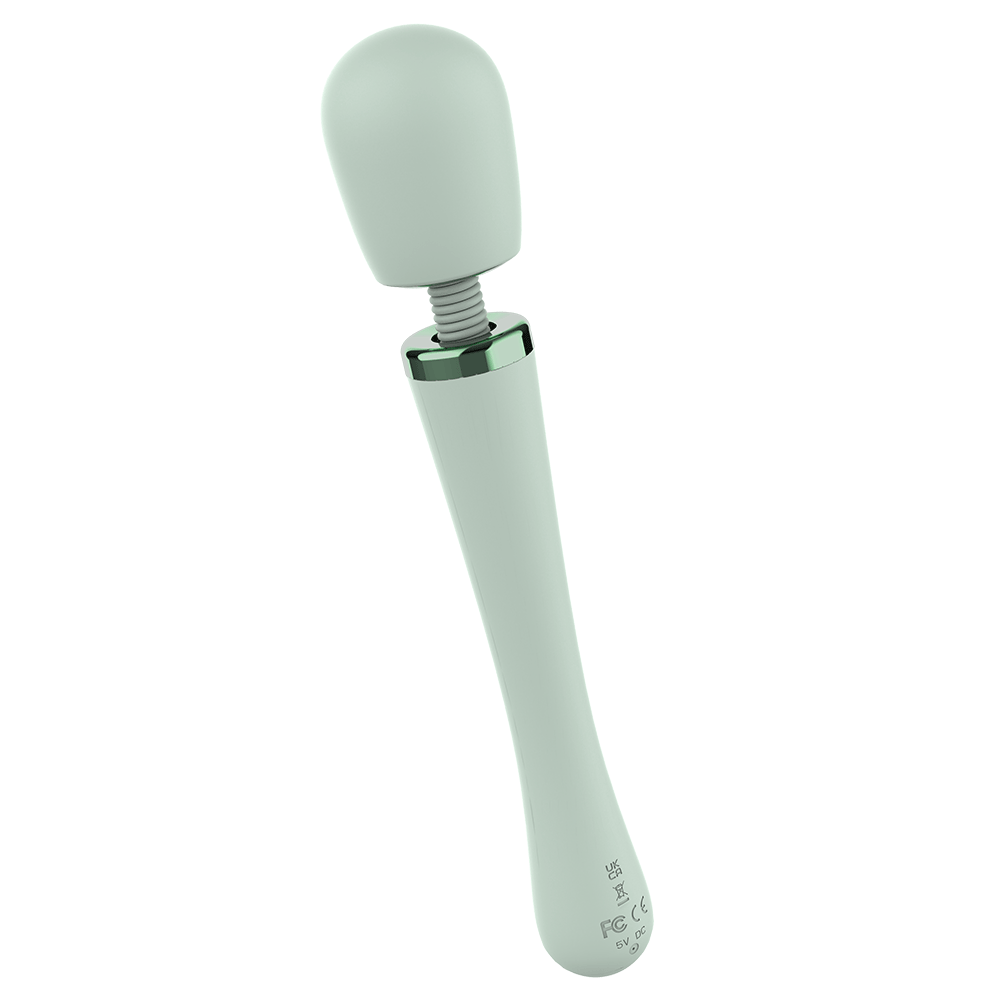 XL Wand Vibrator mot vit bakgrund.