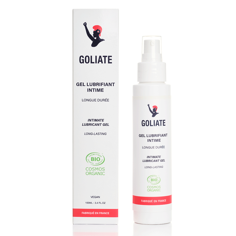 GOLIATE Intimate Lubricant Gel 100ml ståendes mot vit bakgrund. Köp på lustly.se