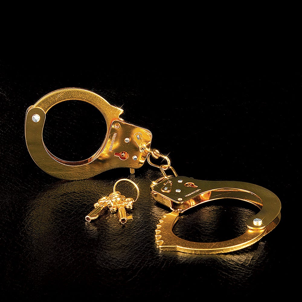 Handcuffs Gold - Lustly