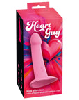 Heart Guy Vibrerande Dildo Rosa - Lustly