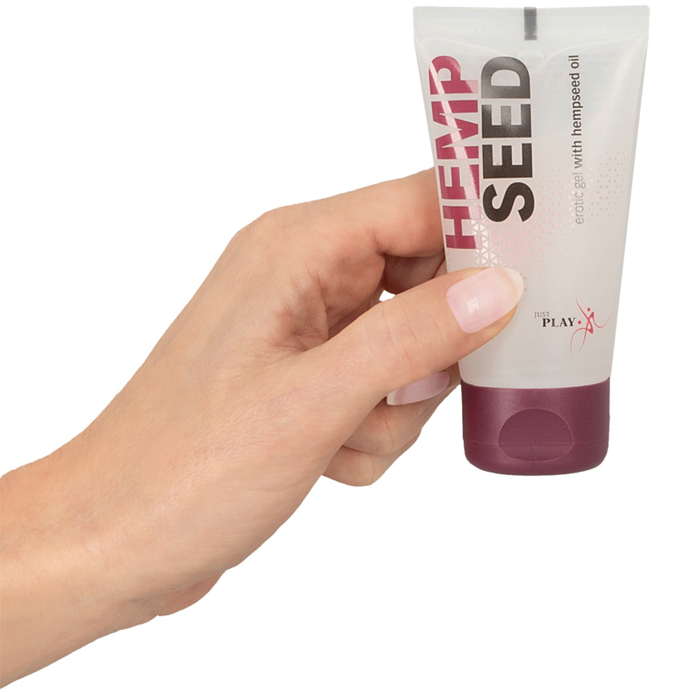 Just Play Hemp Seed - Vattenbaserat Glidmedel - Lustly