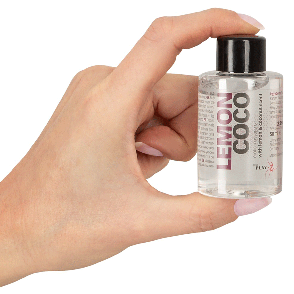 Just Play Lemon Coco Massageolja - Lustly