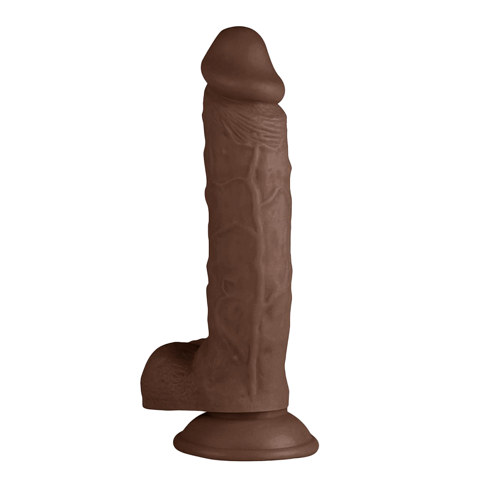 Real Fantasy - Waylon Realistic Dildo - 25 cm vänster sida mot vit bakgrund.