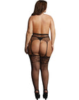 Le Désir Garterbelt Stockings With Lace Top Queen Size