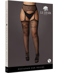 Le Désir Garterbelt Stockings With Lace Top Queen Size