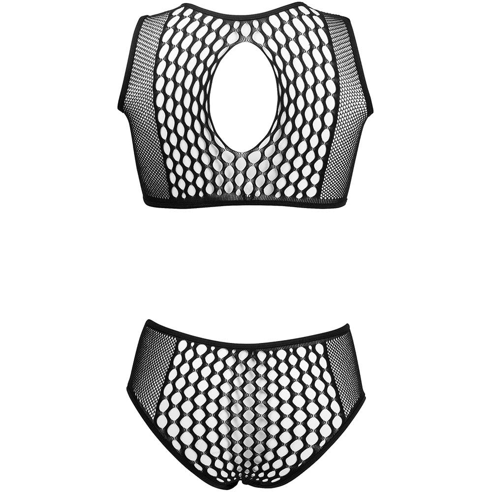Le Désir Duo Net Key - Hole Bra Set Queen Size - Lustly