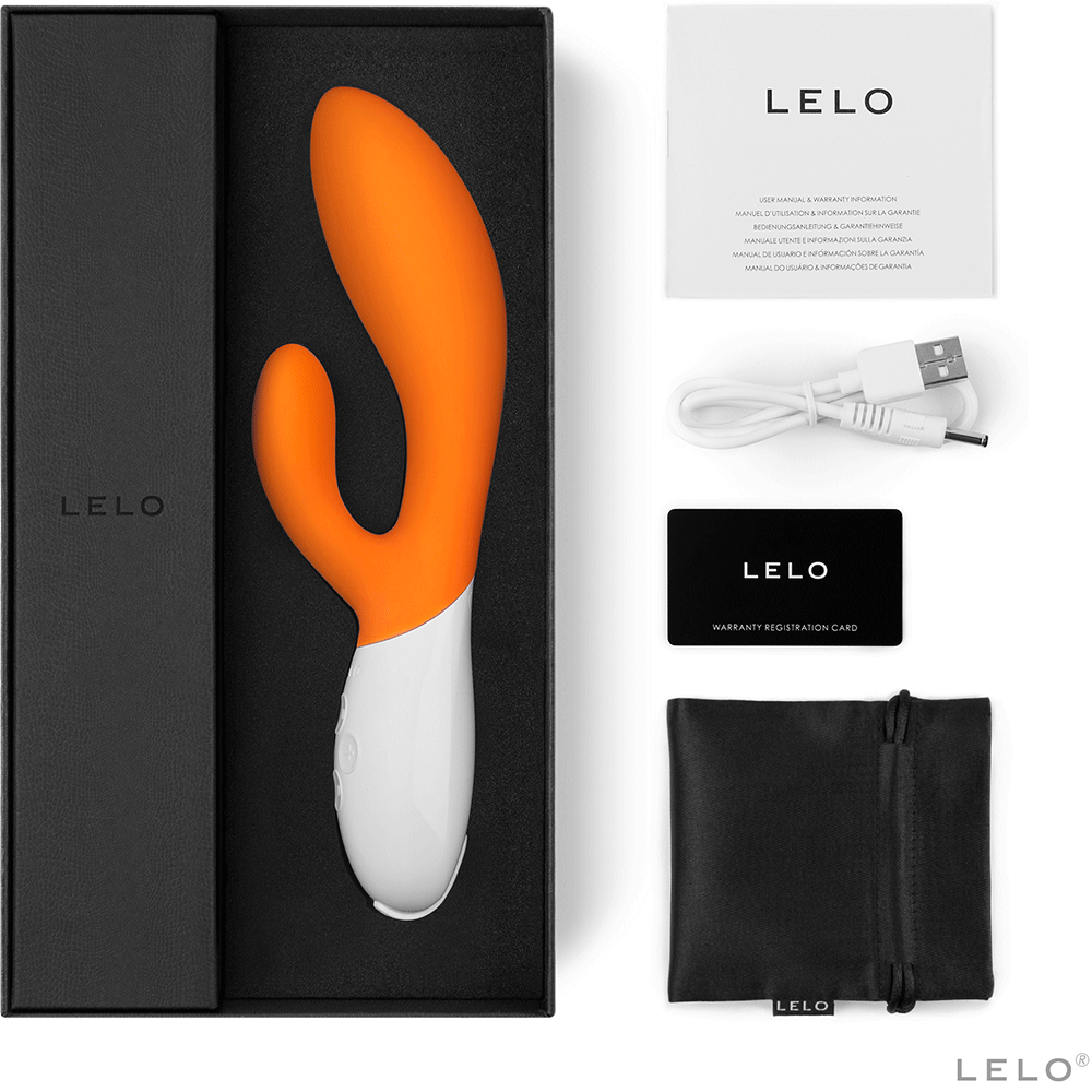 Lelo Ina 2 Orange Rabbitvibrator - Lustly