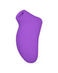 LELO Sona 2 Travel Purple Lufttrycksvibrator ståendes mot vit bakgrund. Framsida.