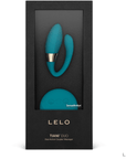 LELO Tiani Duo Ocean Blue Parvibrator i en svart ask