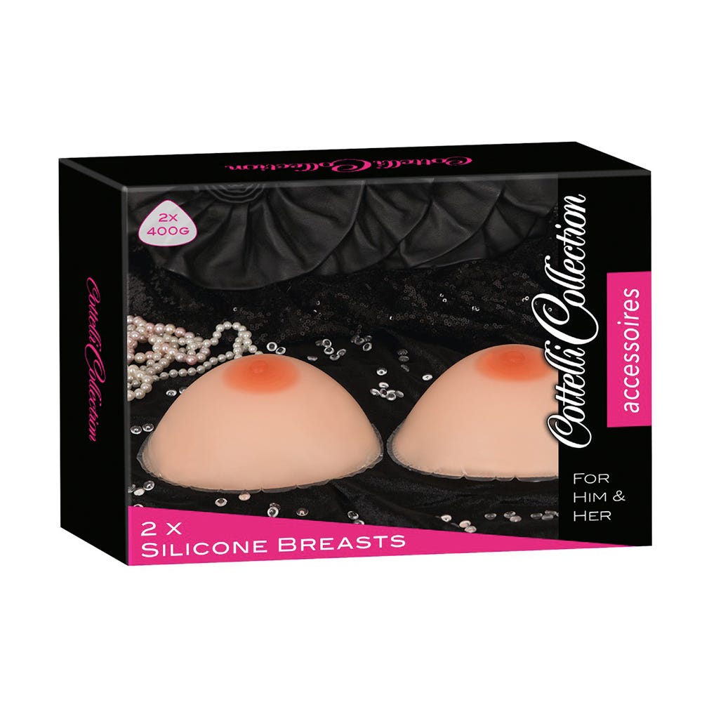Lösbröst Silikon 2x400g - Lustly