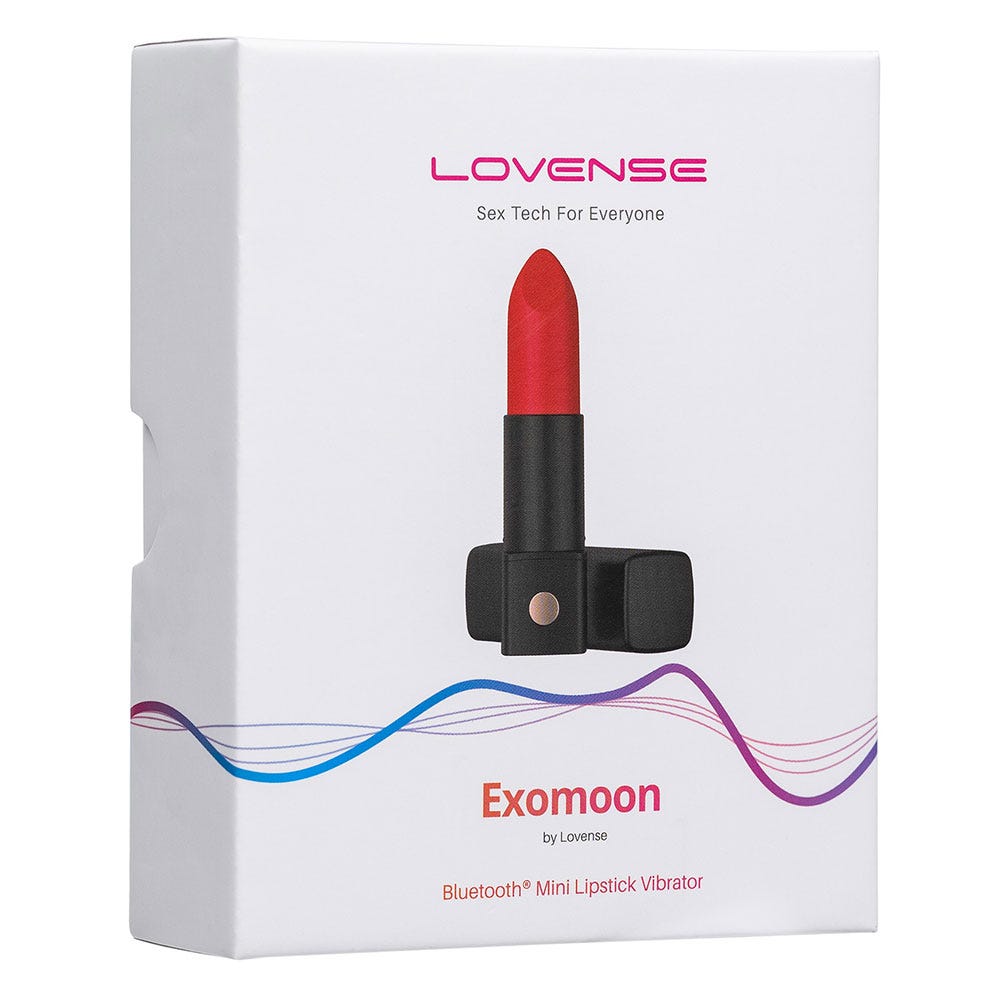 Lovense Exomoon Mini Lipstick Vibrator - Lustly