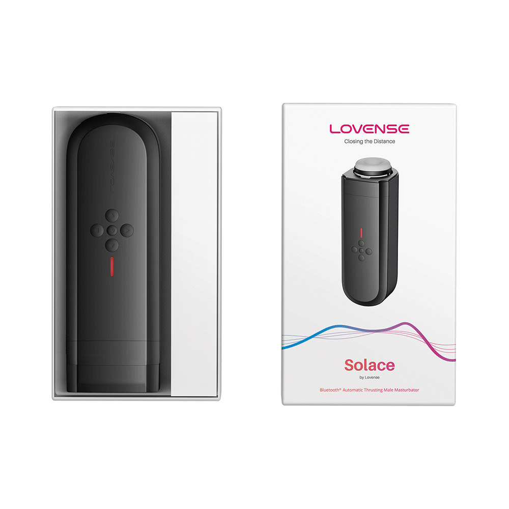 Lovense Solace Automatic Thrusting Masturbator - Lustly