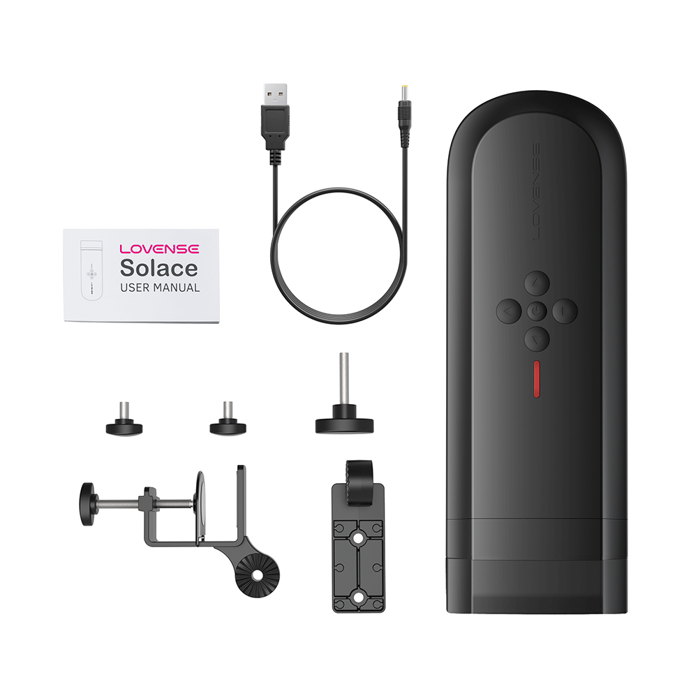 Lovense Solace Automatic Thrusting Masturbator - Lustly