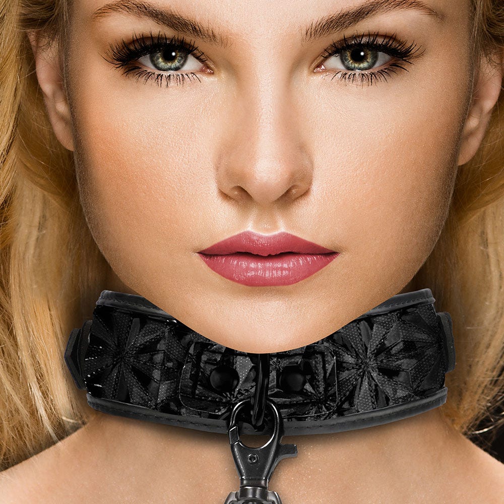 Luxury Collar with Leash - Lustly