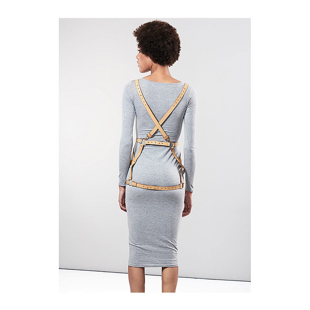 Maze Arrow Dress Harness Brun - Lustly