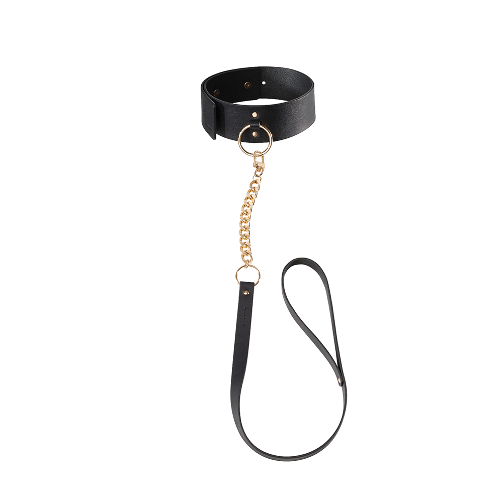 MAZE Wide Choker Black - Lustly