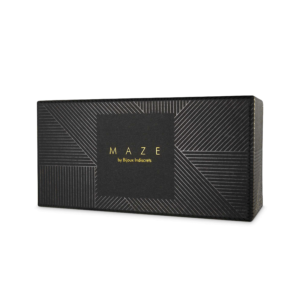 MAZE Wide Choker Black - Lustly