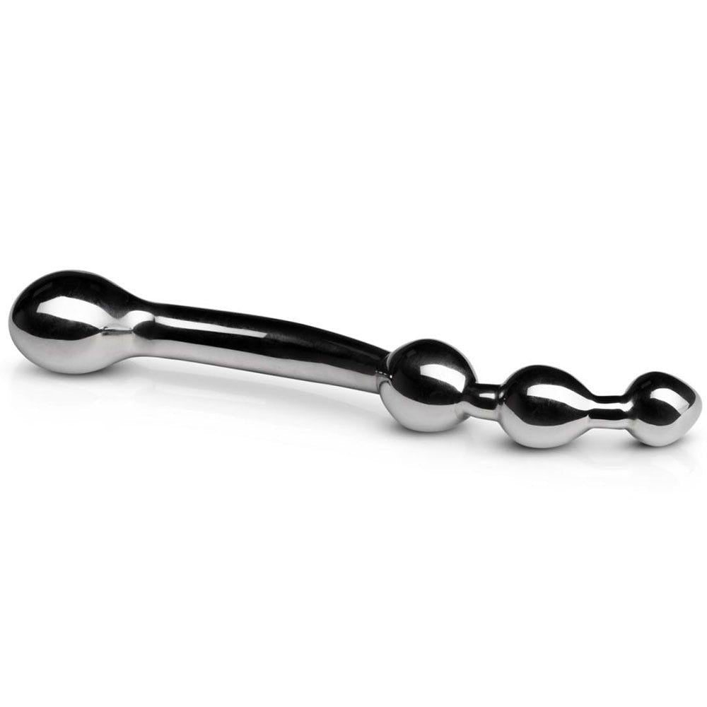 Multi - Stim Pleasure Wand Metal Dildo - Lustly