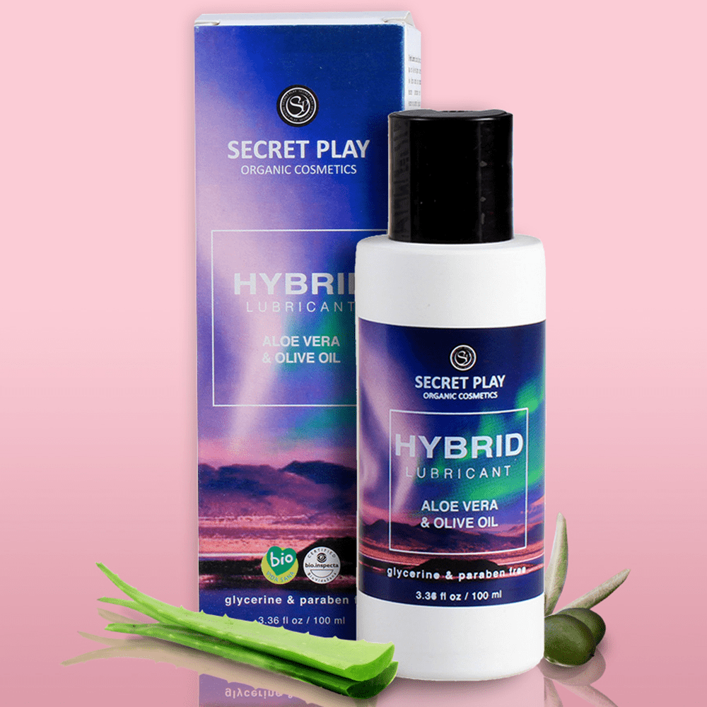 Organic Hybrid Lube Aloe Vera &amp; Olive Oil Hybridglidmedel - Lustly