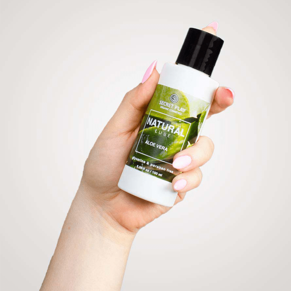 Organic Natural Lubricant Aloe Vera Vattenbaserat Glidmedel - Lustly