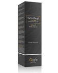 Orgie Sensfeel Seduction Elixir 10 in 1 for Man förpackning mot vit bakgrund.