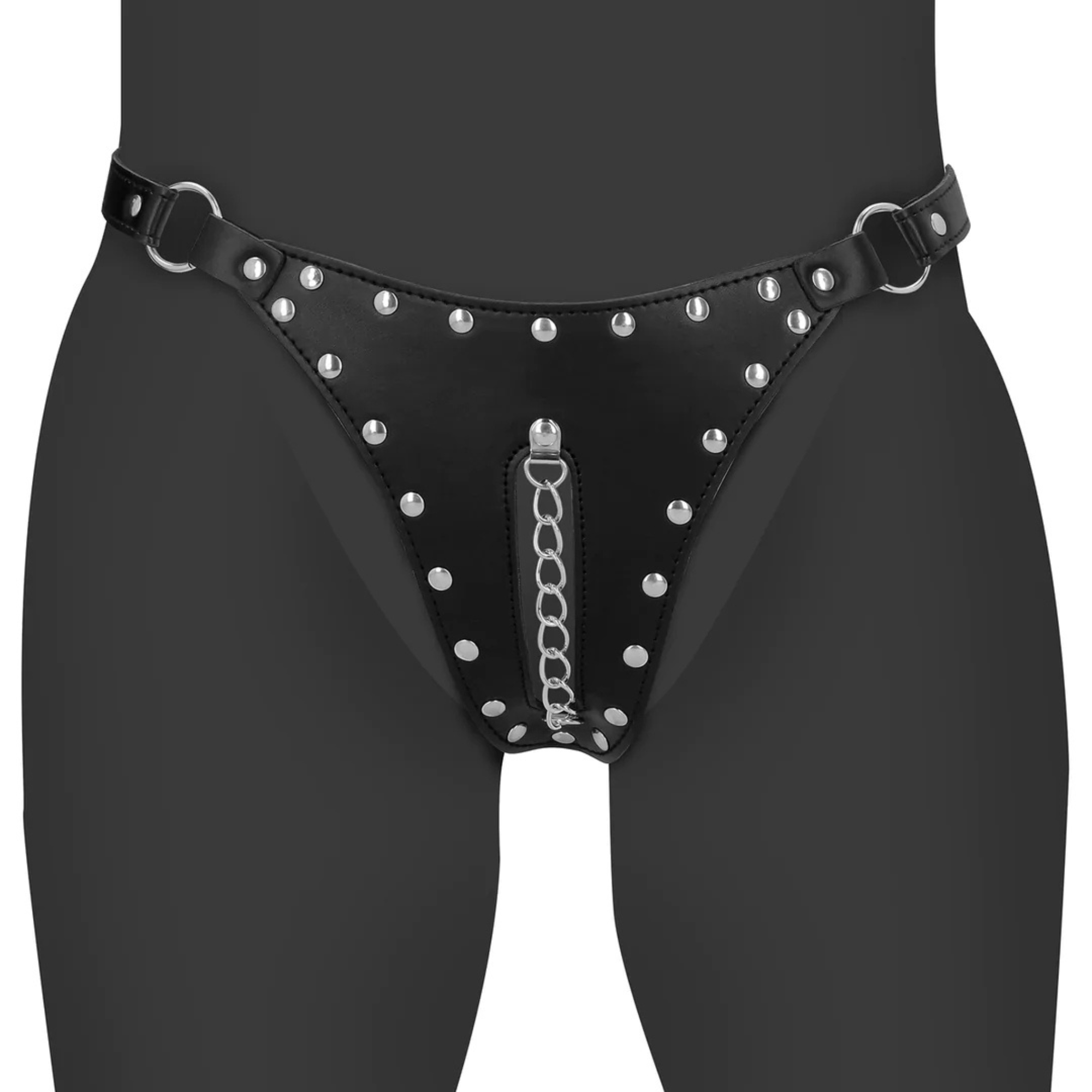 Ouch! Kyskhetsbälte med Kedja Black - Lustly