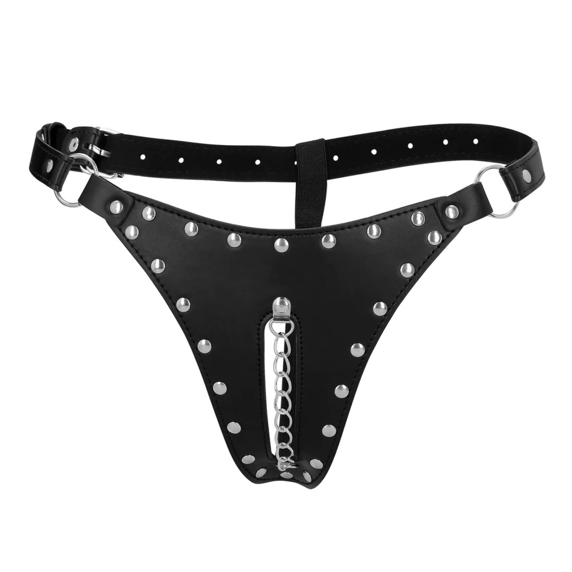 Ouch! Kyskhetsbälte med Kedja Black - Lustly
