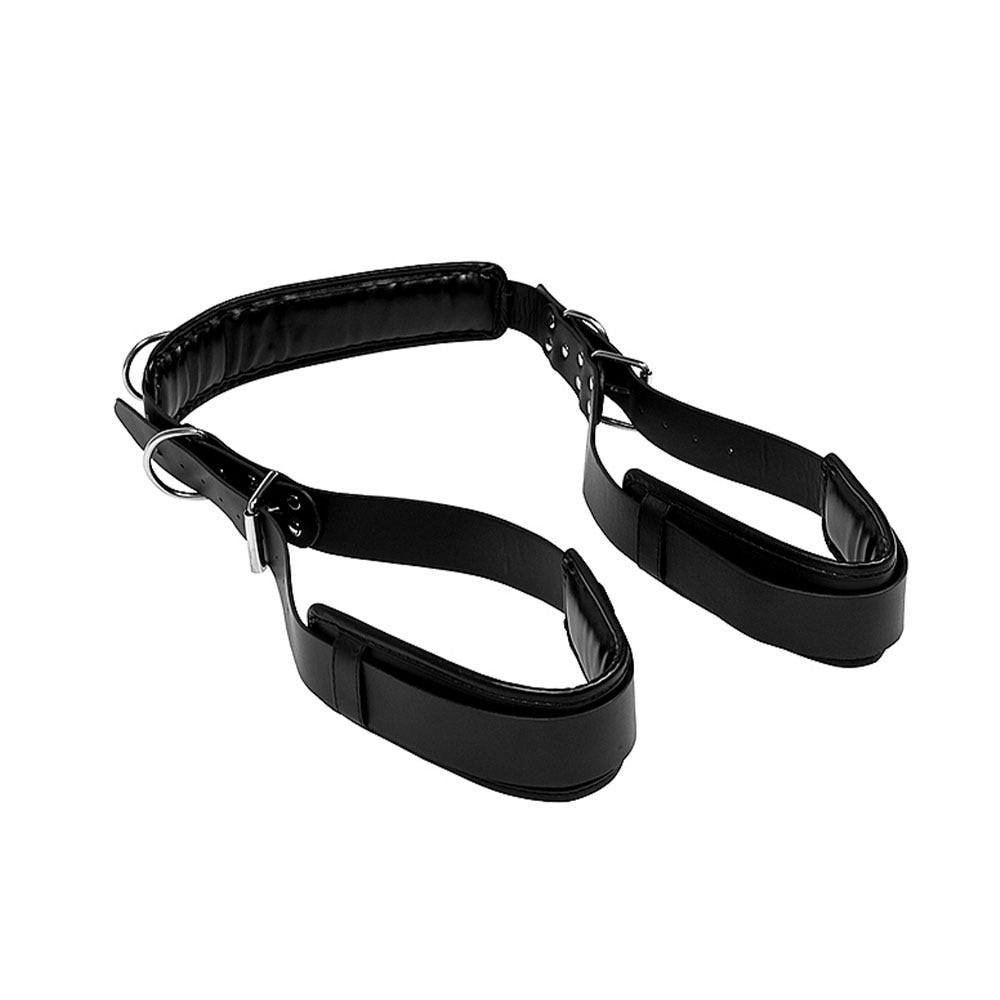 Baksida av Padded Thigh Sling mot vit bakgrund.