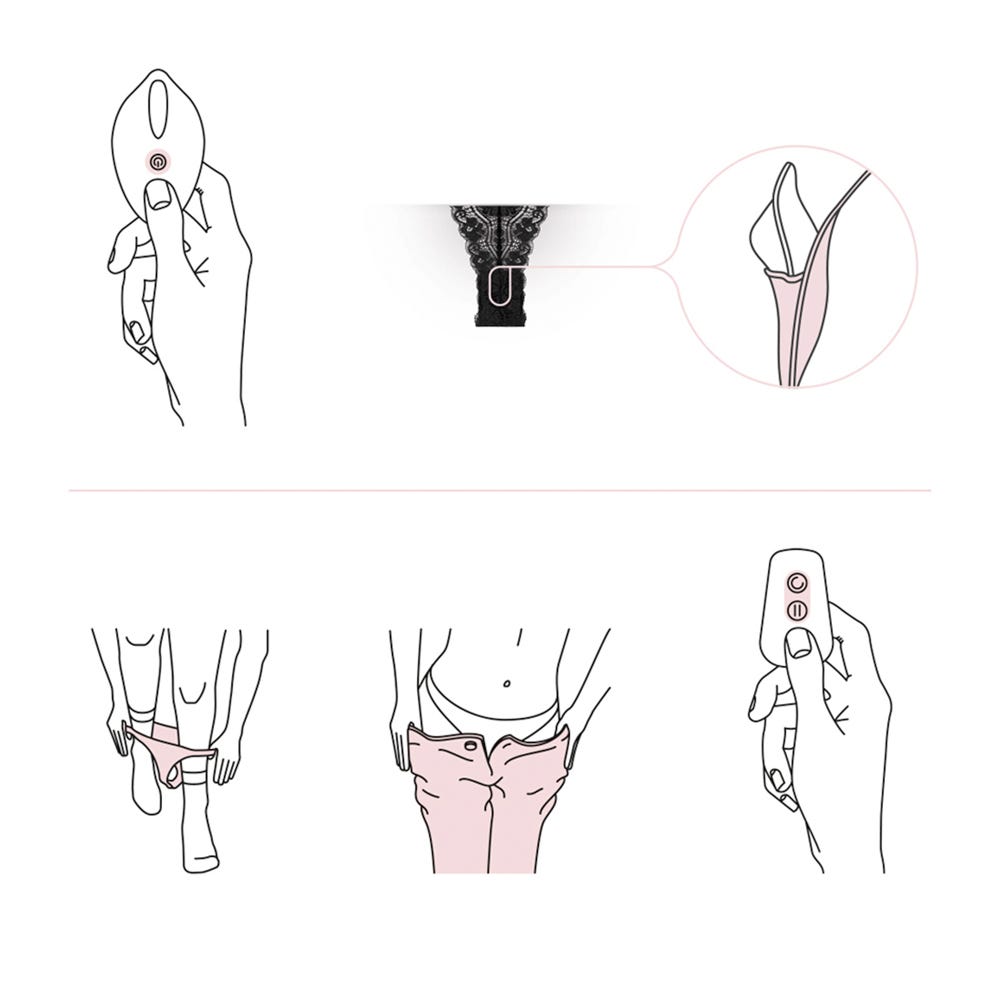 Panty Rebel Vibrating Tanga Thong Trosvibrator - Lustly
